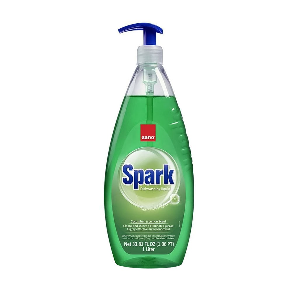 Засіб для миття посуду SANO Spark Огірок та лайм, 1 л